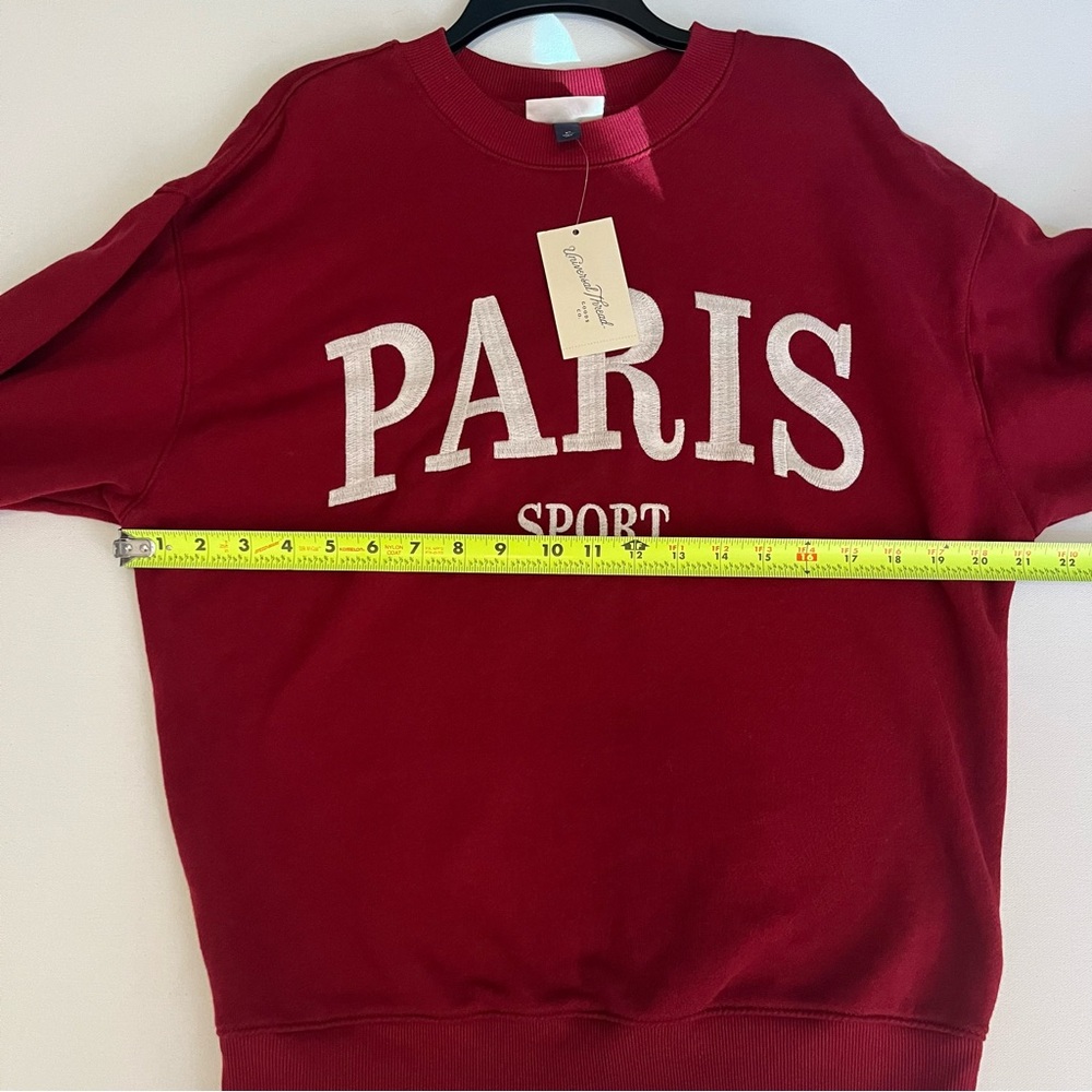 Universal Thread Paris Sport Crewneck Sweatshirt NWT Size XS - Picture 10 of 10